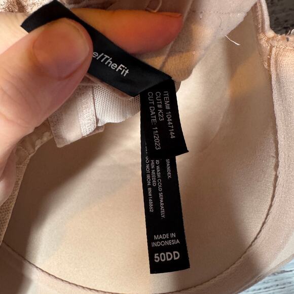 Torrid Bombshell Everyday Strapless Push-Up Bra Nude 50DD - Picture 6 of 7